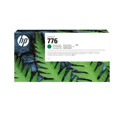HP 776 1-liter Chromatic Green Ink Cartridge