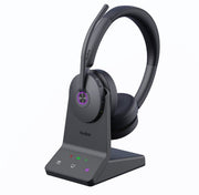 Yealink WH68 Dual Teams DECT & Bluetooth  Wireless Technology, 4-Mic Hybrid ANC, 4-Mic Noise Cancellation, All-Day-Wearing Comfort