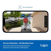 TP-Link Tapo TC80 security camera Bullet IP security camera Outdoor 1920 x 1080 pixels Ceiling/Wall/Pole