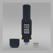 StarTech.com USB-A Port Blocker Key with 4x Latching USB-A Dust Cover Plugs, Snap-In Reusable Port Protectors for Laptops & Computers