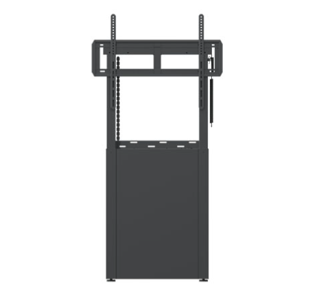 COMMBOX (CBWALU-BK)  - Height Adjustable Wall Mount. Motorised height adjustment from an app on the screen of a CommBox Interactive and/or from the built in rem