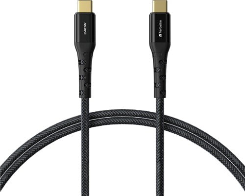 Verbatim Tough Max 240W Type C to Type C Cable USB cable 1.2 m USB C 0.48 Gbit/s Black