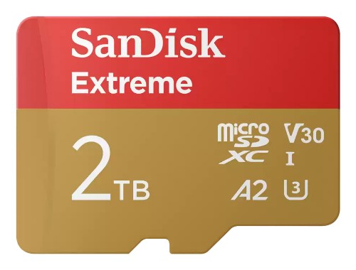 SanDisk Extreme 2 TB MicroSDXC UHS-I Class 10