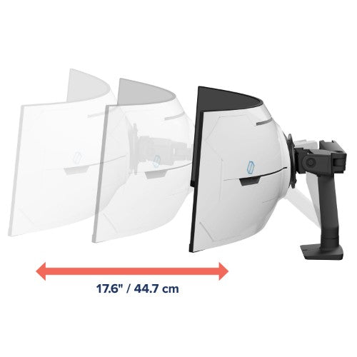 Ergotron HX Series 45-693-224 monitor mount / stand 144.8 cm (57") Desk Black