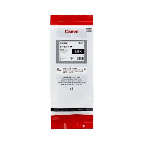 Canon PFI-320MBK - MATTE BLACK INK FOR TM RANGE - 300ML
