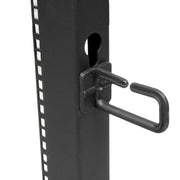 StarTech.com 12U 4-Post Server Rack, 19in Open Frame Rack with 40in (101cm) Mounting Depth and 1200lb (544kg) Weight Capacity, Mobile or Floor Mount IT Rack