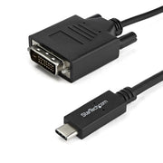 StarTech.com 6.6 ft (2m) USB-C to DVI Cable - 1920 x 1200 - Black