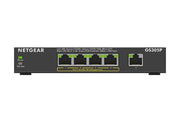 NETGEAR GS305P Unmanaged Gigabit Ethernet (10/100/1000) Power over Ethernet (PoE) Black