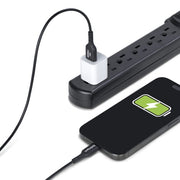 StarTech.com 6.6ft (2m) USB-A to USB-C Charging Cable, Charge & Sync, 3A, USB 2.0, TPE Jacket - Black USB Charging Cord