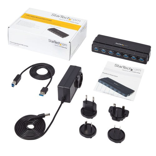 StarTech.com 7-Port USB 3.0 Hub (5Gbps) - Desktop