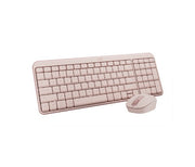 Logitech MK250 Compact Bluetooth Wireless Combo keyboard Mouse included Universal RF Wireless + Bluetooth QWERTY US English Rose