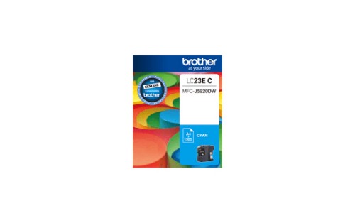 Brother LC23E Cyan Ink Cart ink cartridge 1 pc(s) Original High (XL) Yield