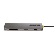 StarTech.com USB C Multiport Adapter 4K 60Hz HDMI Video, 3 Port 5Gbps USB-A Hub, 100W USB Power Delivery Pass-Through/GbE/SD/MicroSD, 12"/30cm Cable, Travel Laptop Docking Station