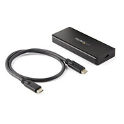 StarTech.com USB-C 10Gbps M.2 NVMe PCIe SSD Enclosure - Rugged Aluminum External M.2 PCIe M-Key Case IP67 Rated - 1GB/s Read/Write - Supports 2230/2242/2260/2280 - TB3 Compatible - Mac/PC - TAA
