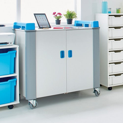 LapCabby LAP20V Portable device management cart Blue