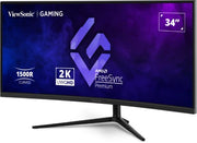 Viewsonic VX3418C-2K computer monitor 86.4 cm (34") 3440 x 1440 pixels UltraWide Quad HD Black