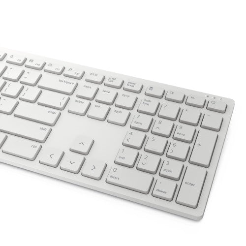 DELL KM5221W-WH keyboard Mouse included Office RF Wireless US International White