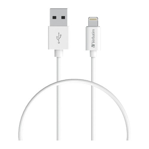 Verbatim 66581 lightning cable 1 m White