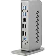 StarTech.com USB-C USB-A Dock - Hybrid Universal USB 3.0 Docking Station for USB-C or USB-A Laptop - Dual Monitor 4K 60Hz HDMI/DisplayPort - 6x USB-A, GbE - USB 5Gbps - Windows/Mac