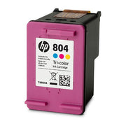 HP 804 TRI-COLOR INK CART 165 PAGES FOR HP ENVY 6220 6222 7120 7820 7822