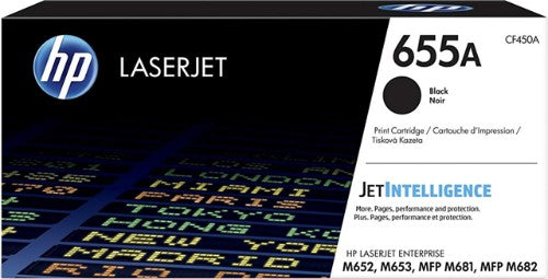 HP 655A Black Original LaserJet Toner Cartridge