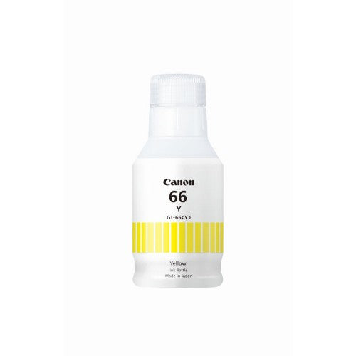 Canon GI-66 YELLOW INK BOTTLE FOR GX6060 / GX7060 - 14K PAGE YIELD