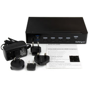 StarTech.com 4-Port HDMI KVM Switch - USB 3.0 - 1080p - TAA