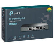TP-Link TL-SG1024DE network switch Managed L2 Gigabit Ethernet (10/100/1000) Black