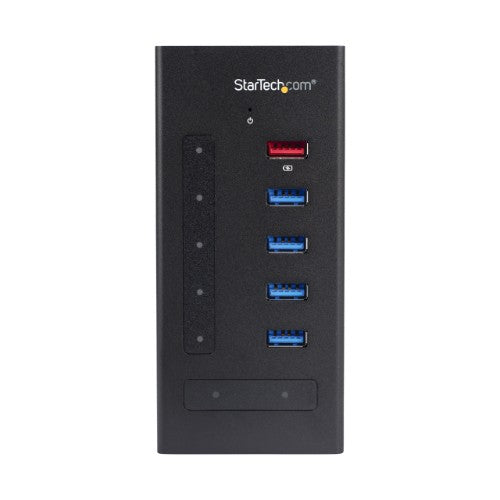 StarTech.com 7 Port USB C Hub - USB Type-C to 2x USB-C/5x USB-A - Commercial Metal USB 3.0 Hub - SuperSpeed USB 3.2 Gen 1 (5Gbps) - Self Powered - BC 1.2 Fast Charge - Mountable/Rugged
