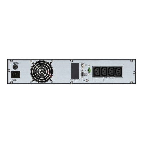 APC Easy UPS On-Line, 2000VA/1800W, Rackmount 2U, 230V, 4x IEC C13 outlets, Intelligent Card Slot, LCD, W/O rail kit