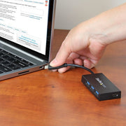 StarTech.com 4-Port USB-C Hub - USB-C to 1x USB-C and 3x USB-A - USB 3.0 Hub - 5Gbps - TAA