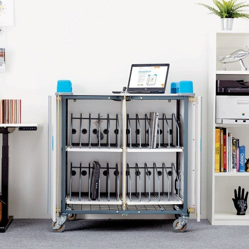 LapCabby LAP20V Portable device management cart Blue