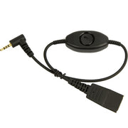 Jabra QD to 2.5mm w. Answer Button for Cisco, Nokia