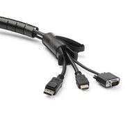 StarTech.com 1.5 m (4.9 ft.) Cable-Management Sleeve - Spiral - 25 mm (1 in.) Diameter