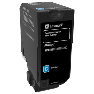 Lexmark 74C60C0 toner cartridge 1 pc(s) Original Cyan