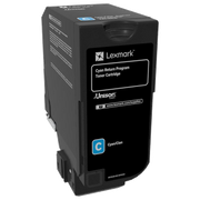 Lexmark 74C60C0 toner cartridge 1 pc(s) Original Cyan