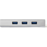 StarTech.com 3-Port USB Hub with Ethernet, USB-A Ports, Gigabit Ethernet/GbE, USB 5Gbps, Rugged Design, Bus-Powered, Portable Laptop USB 3.0 Hub