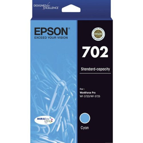 Epson 702 ink cartridge Standard Yield Cyan