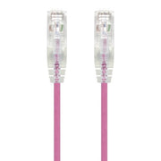 ALOGIC 1m Pink Series Alpha Ultra Slim Cat6 Network Cable, UTP, 28AWG