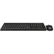 Verbatim Silent Wireless & Mouse- PCR keyboard Mouse included Universal RF Wireless QWERTY Black