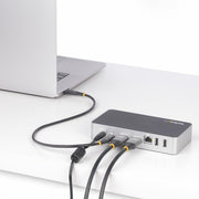 StarTech.com 1.6ft (50cm) USB4 Cable 40Gbps, 240W (5A) Power Delivery, 8K 120Hz / 4K 240Hz DP Alt Mode, USB-IF Certified USB-C Cable - Thunderbolt Compatible