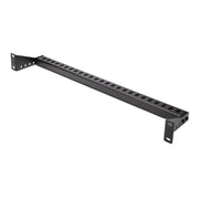 StarTech.com 1U Rack Mountable Cable Lacing Bar w/Adjustable Depth, Cable Support Guide For Organized 19" Racks/Cabinets, Horizontal Cable Guide For Patch Panels/Switches/PDUs