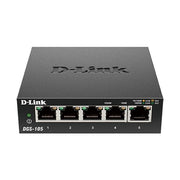 D-Link DGS-105 network switch Unmanaged L2 Gigabit Ethernet (10/100/1000) Desktop Black