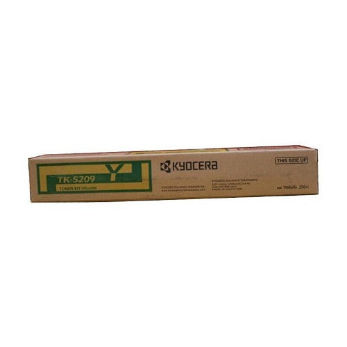 KYOCERA TK-5209Y YELLOW TONER 12K FOR TASKALFA 356CI 358CI