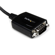 StarTech.com 1ft (30cm) 1-Port Professional USB to Serial Adapter Cable with COM Retention, USB to RS232 Adapter - TAA