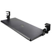 StarTech.com Under-Desk Keyboard Tray, Clamp-on Ergonomic Keyboard Holder, Up to 12kg (26.5lb), Sliding Keyboard and Mouse Drawer with C-Clamps, Height Adjustable Keyboard Tray (3.9/4.7/5.5 in) - TAA