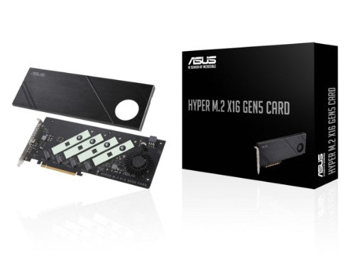 ASUS Hyper M.2 x16 Gen5 interface cards/adapter Internal