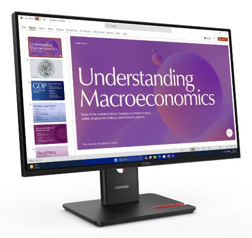 Lenovo ThinkVision T24D-40 computer monitor 60.5 cm (23.8") 1920 x 1080 pixels Full HD LCD Black