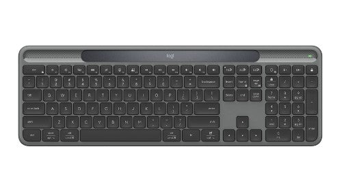 Logitech Signature Slim Solar+ K980 keyboard Universal RF Wireless + Bluetooth QWERTY English Graphite