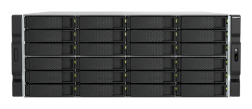 QNAP 24 BAY 4U RACKMOUNT AMD RYZEN 7700 5.3 GHZ 8 CORE 32GB RAM 2 x 2.5 GbE + 2 x 10GbE BA